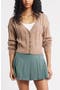 Mixed Stitch Cardigan