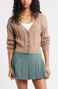 BP. Mixed Stitch Cardigan