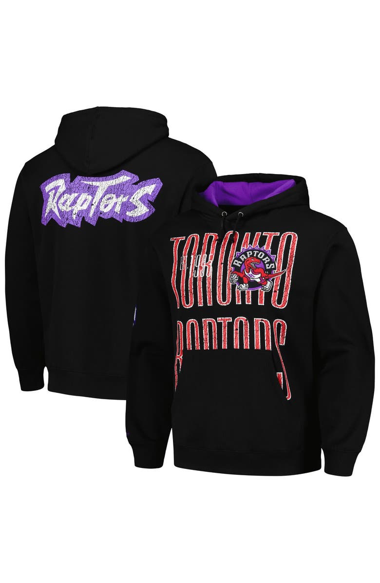 Mitchell & Ness Men's Mitchell & Ness Black Toronto Raptors Hardwood Classics OG 2.0 Pullover Hoodie, Alternate, color, 