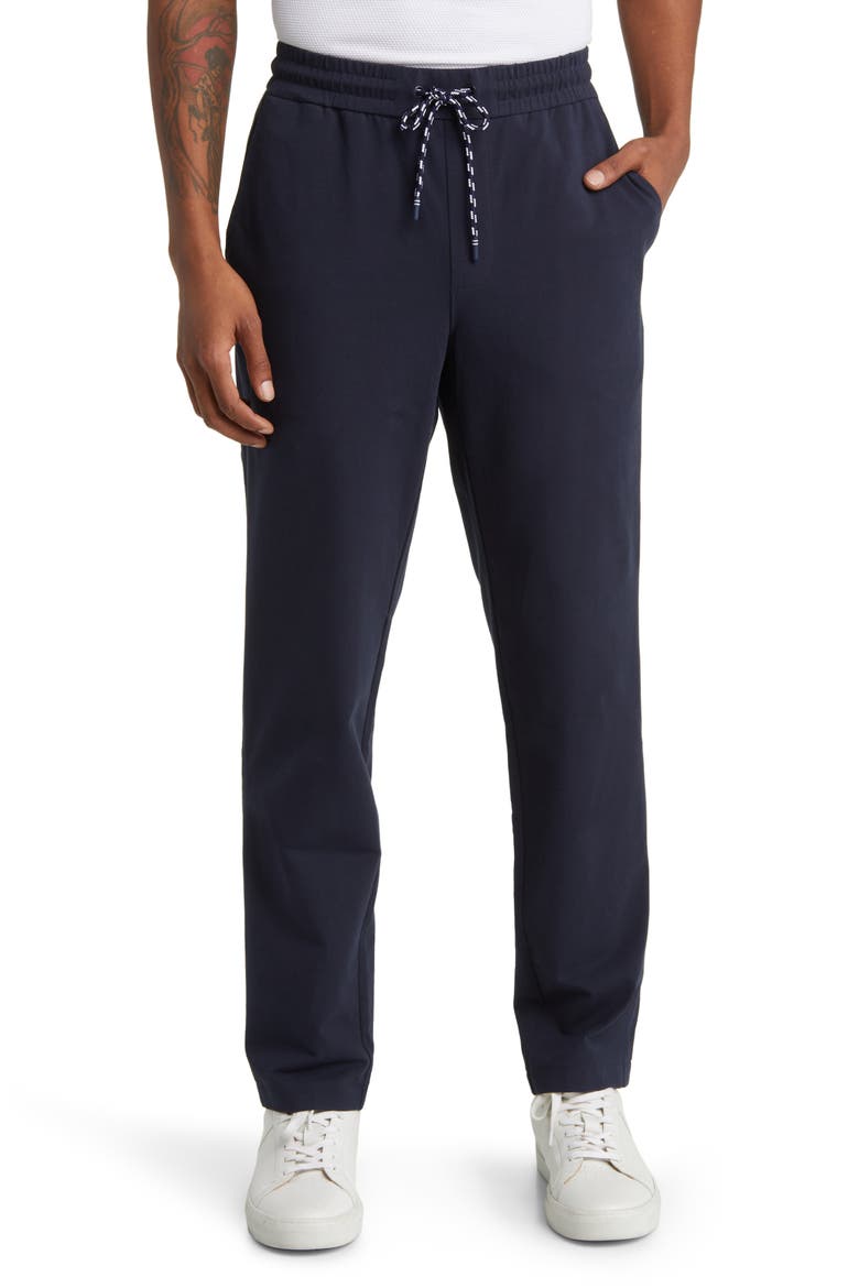 Drawstring Jersey Sweatpants, Main, color, DARK SAPPHIRE