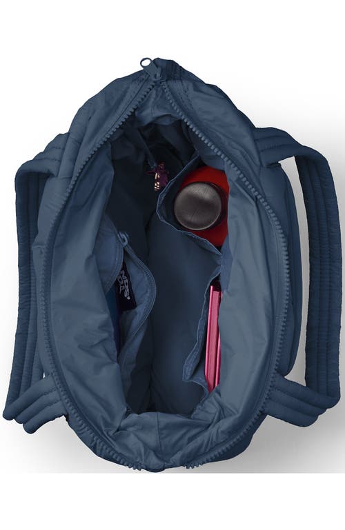 Lands' End Wanderweight Ultralight Packable Tote Bag In Blue
