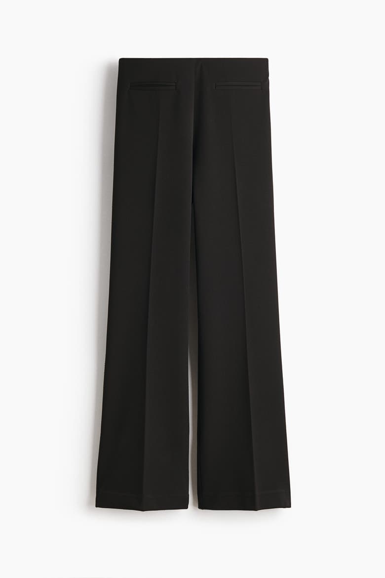 Bootcut Twill Trousers, Alternate, color, Black