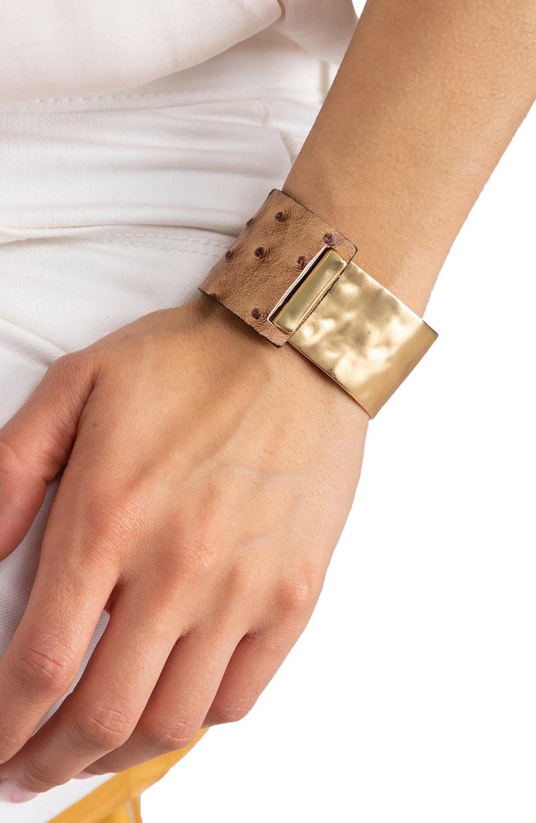 SAACHI Aileen Cuff Bracelet, Alternate, color,