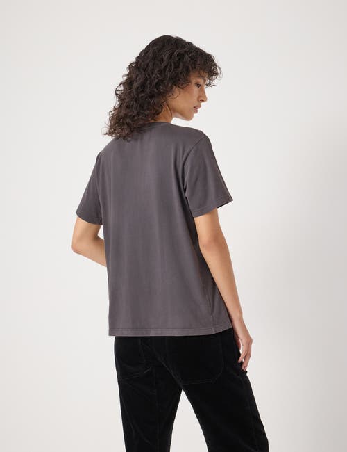 Hush Metallic Graphic T-shirt In Gray