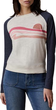 Faherty Wave Sunwashed Organic Cotton Slub Pullover