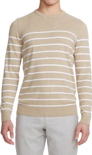 Jack Victor Cedar Stripe Organic Cotton Sweater