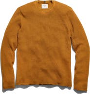 Billy Reid Martin Mini Waffle Crewneck Cotton & Cashmere Sweater