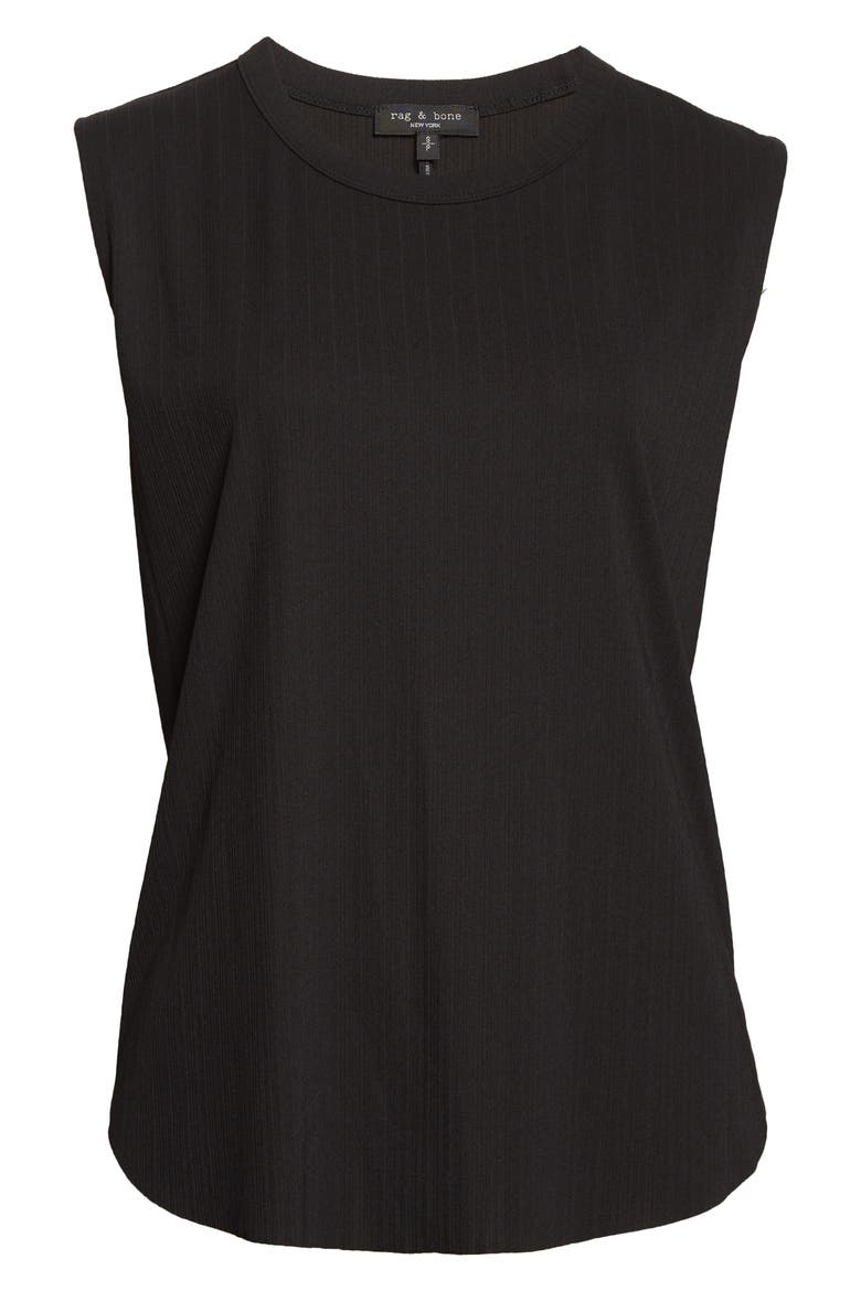 Zoe Muscle Tank, Alternate, color, BLK