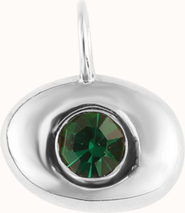 Joiana Jewelry Zirconia Bean Charm Pendant