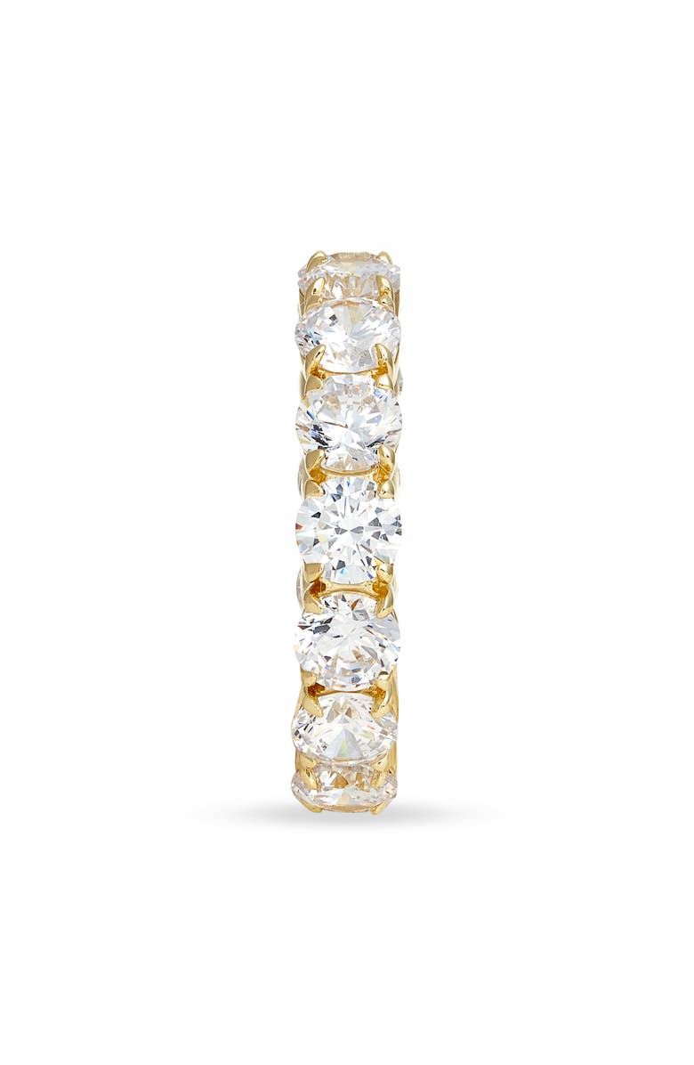 Melinda Maria The Grand Heiress Eternity Ring, Alternate, color, Gold White Diamondettes
