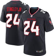 Nike Men's Nike Derek Stingley Jr. Navy Houston Texans Game Jersey