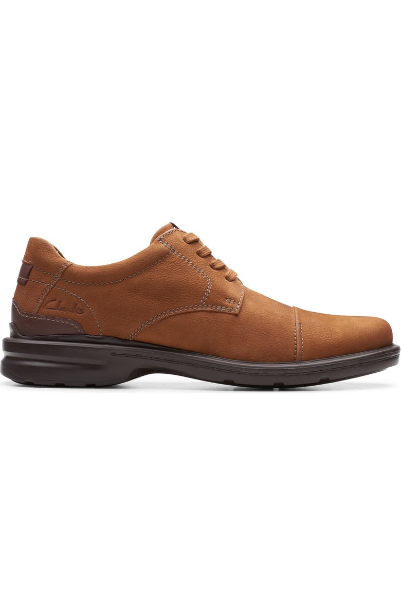 Clarks<sup>®</sup> Gessler Cap Toe Derby, Alternate, color, Cola Nubuck