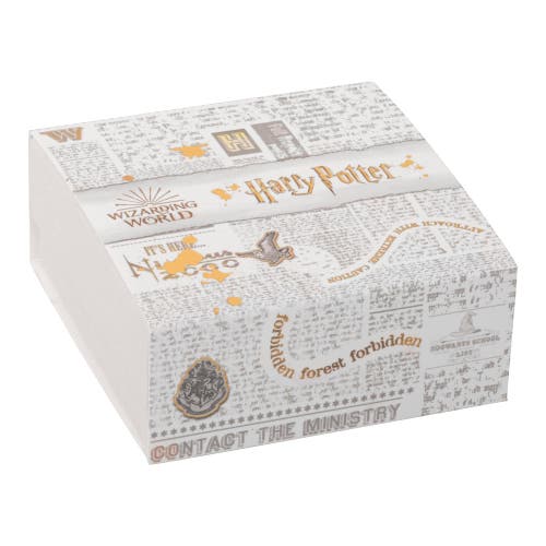 Harry Potter Deathly Hallows Ring, 18kt Yellow Flash Plated In Gold