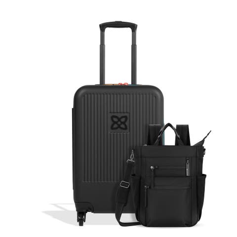 Soleil 2 Piece Set, Anti Theft Convertible Backpack & Meridian 22 Inch Carry On