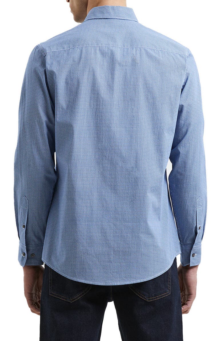 French Connection Premium Floral Button-Up Oxford Shirt, Alternate, color, 