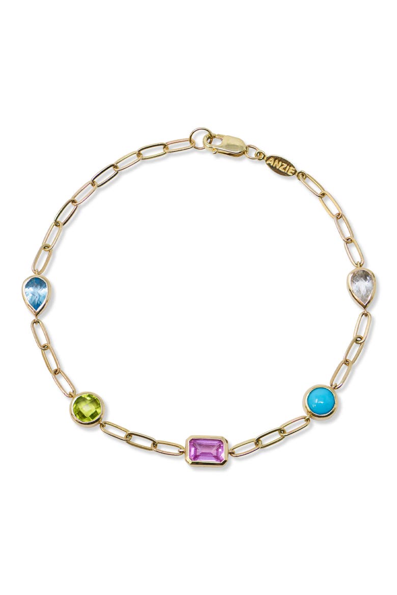 Classique Life Saver Bracelet, Main, color, MULTICOLOR/ 14K YELLOW GOLD