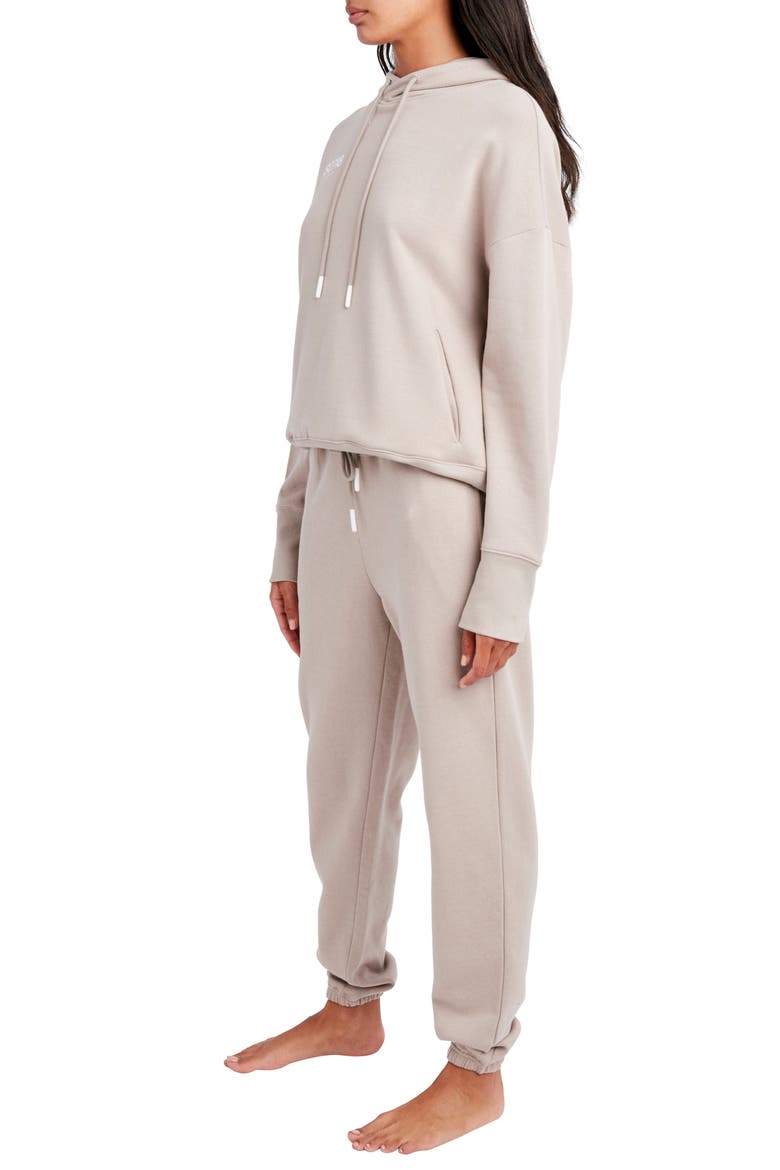 Inspired Extended Cuff Pullover Hoodie, Alternate, color, DUNE