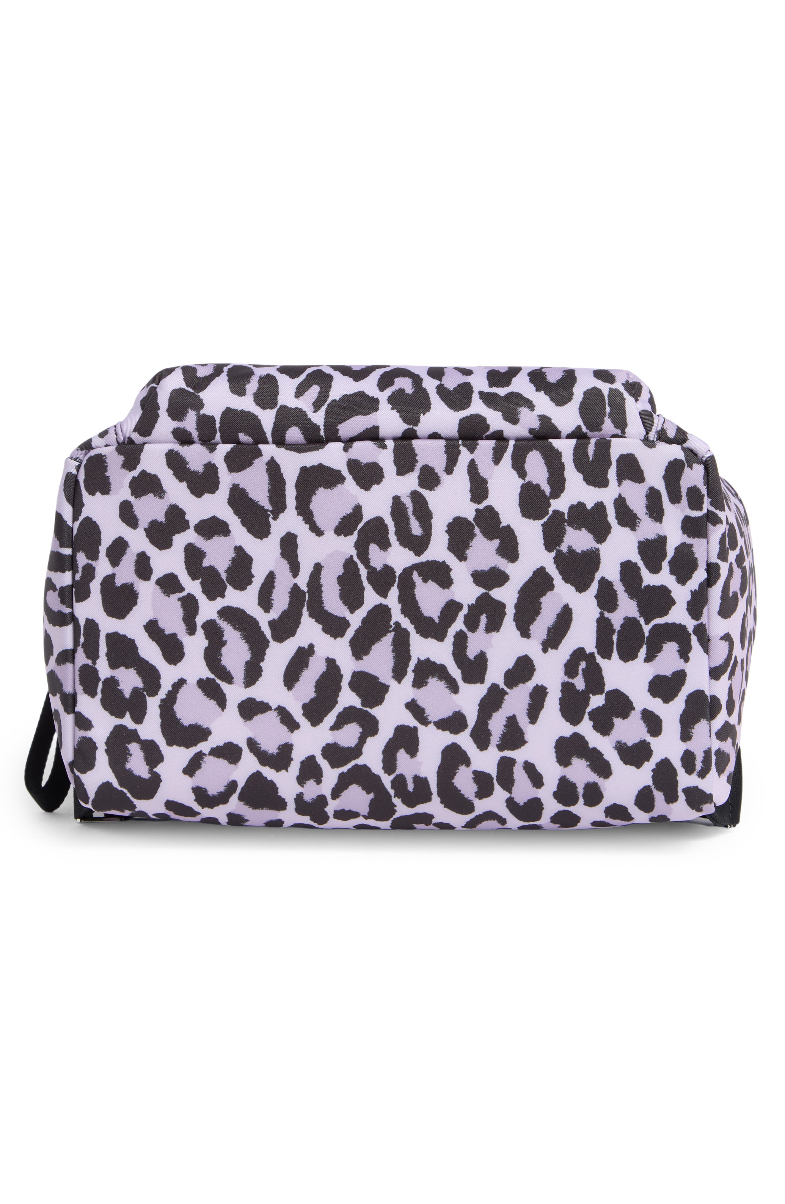 Kate Spade New York chelsea spotted leopard print backpack, Alternate, color, Violet Mist Multi