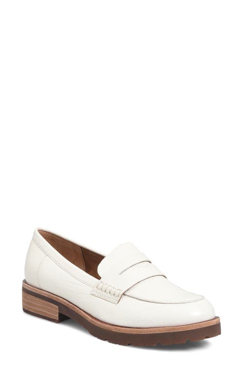 Kork-Ease® Carlisle Penny Loafer in White Leather 