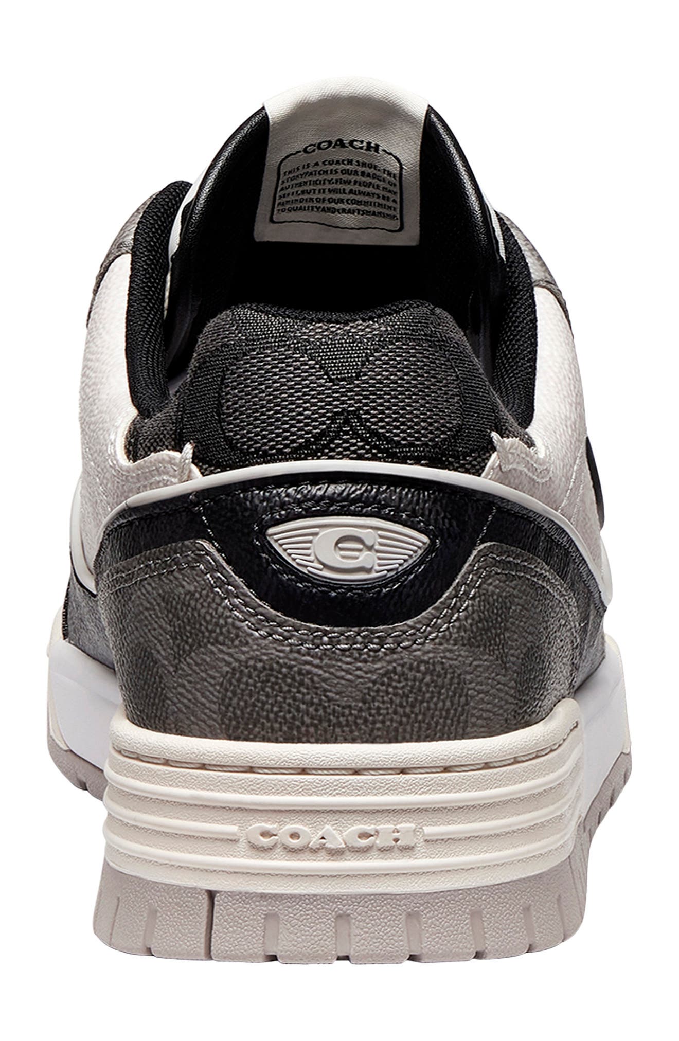 COACH Soho Sneaker, Alternate, color, Black/ Chalk