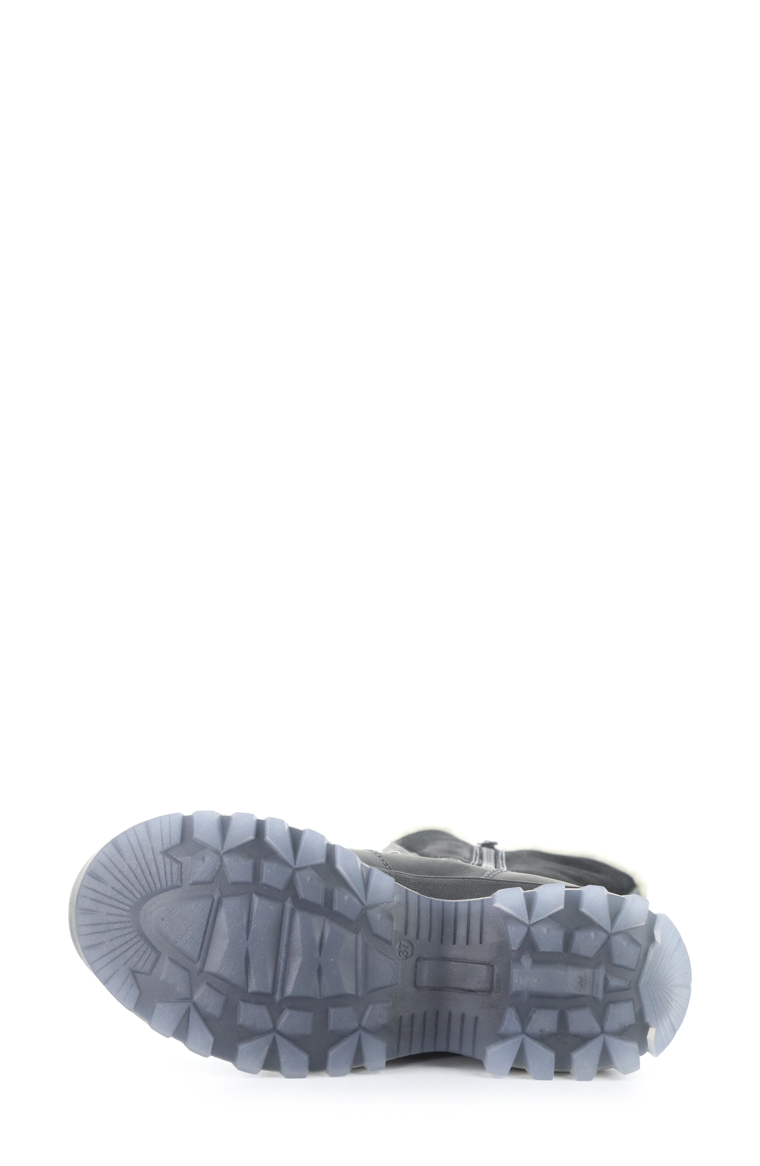 Bos. 
Co. Dell Waterproof Wool Faux Shearling Lined Boot, Alternate, color, Black