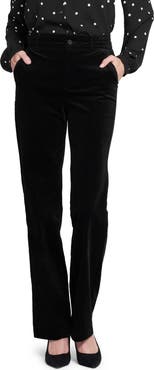 NYDJ Straight Leg Velveteen Trouser Pants