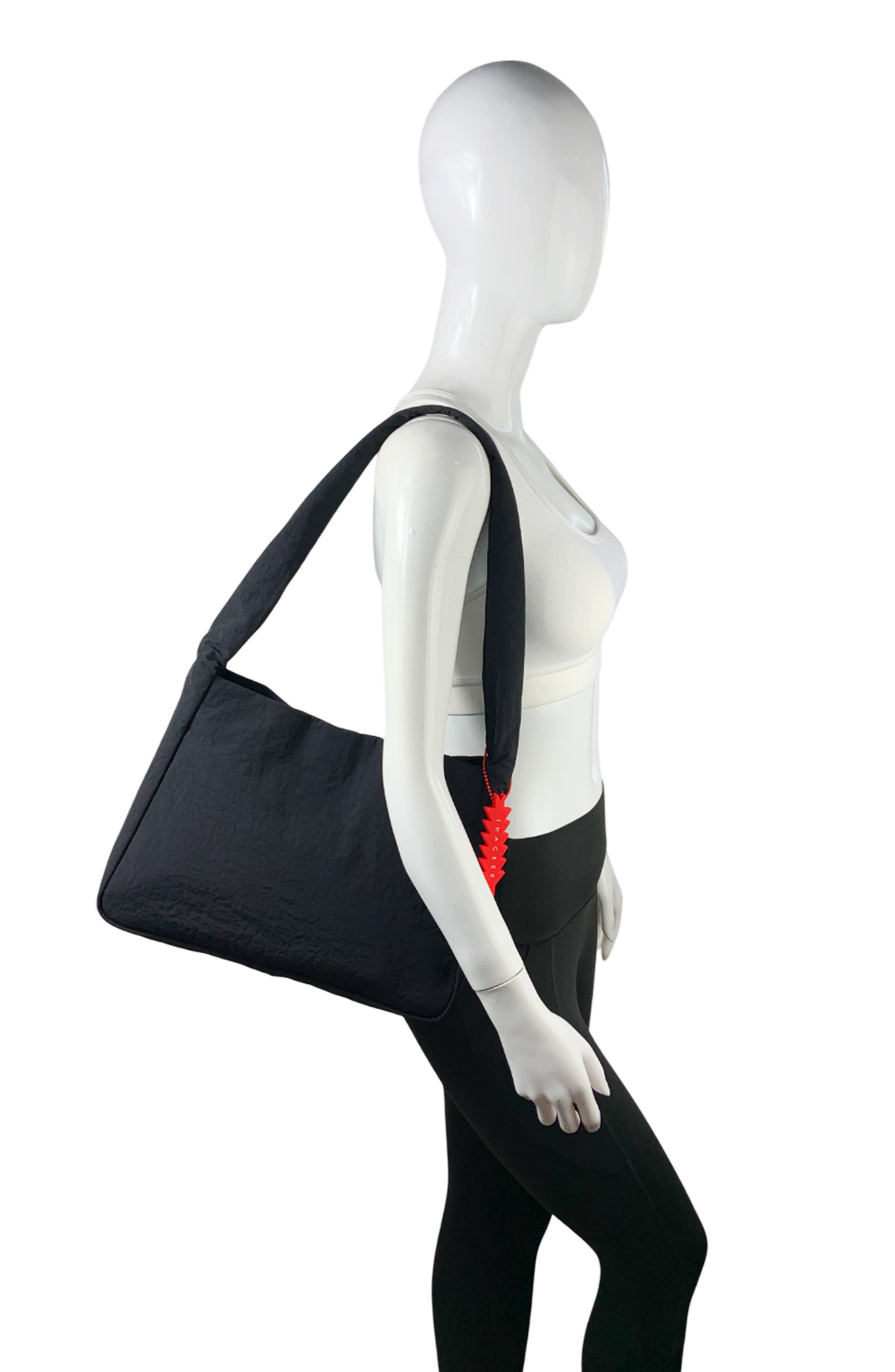 Thacker Sari Water Resistant Hobo Bag, Alternate, color, Black