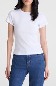 Madewell The '90s Crewneck Compact Cotton T-Shirt