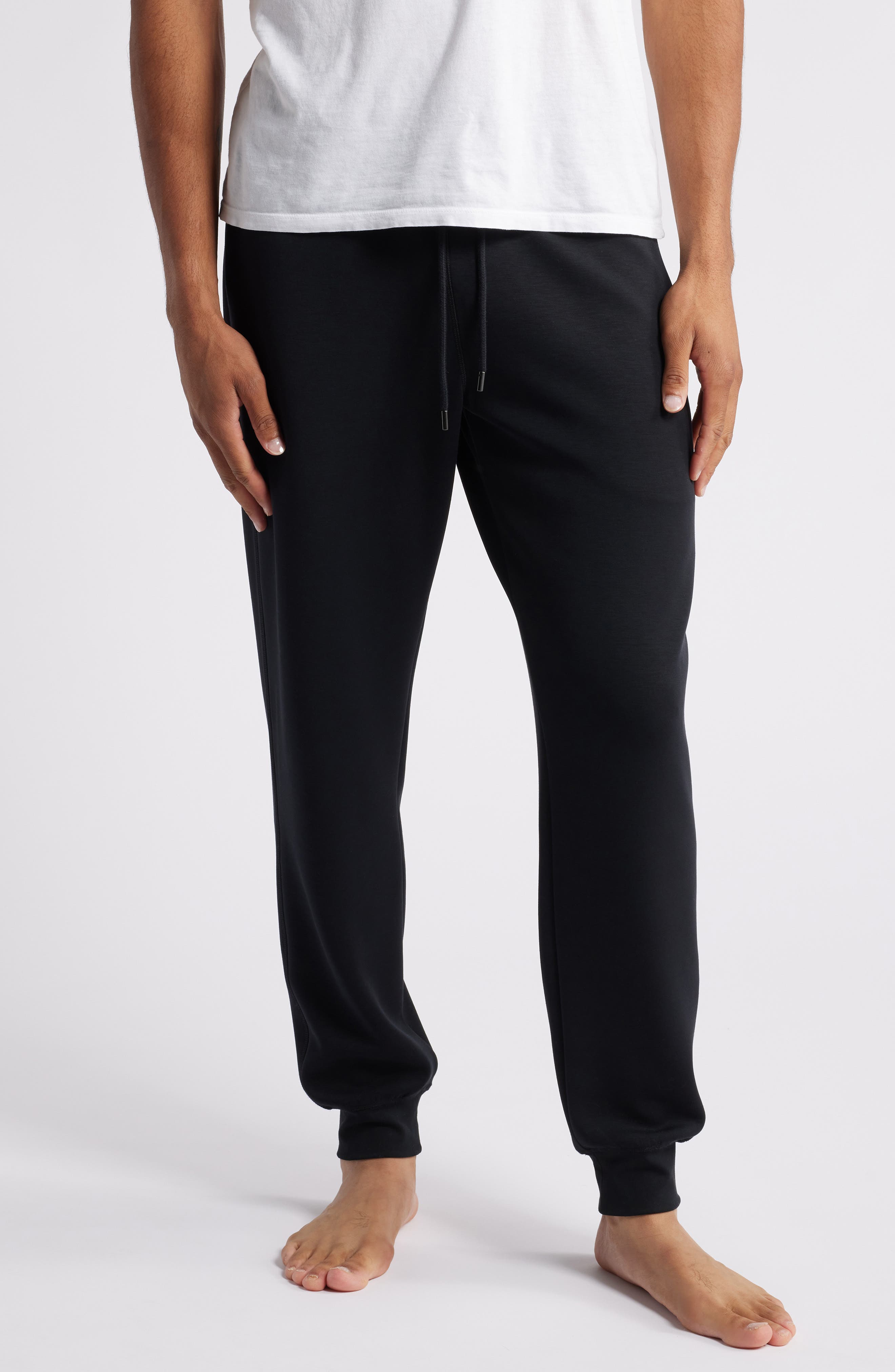 Daniel Buchler Supersoft Pajama Pants in Black 