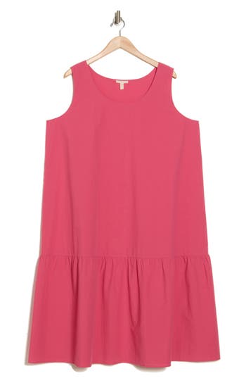 Eileen Fisher Tank Dress In Geranium