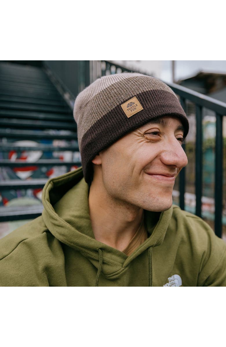 Turtle Fur BTV Wool Beanie, Alternate, color, Bark