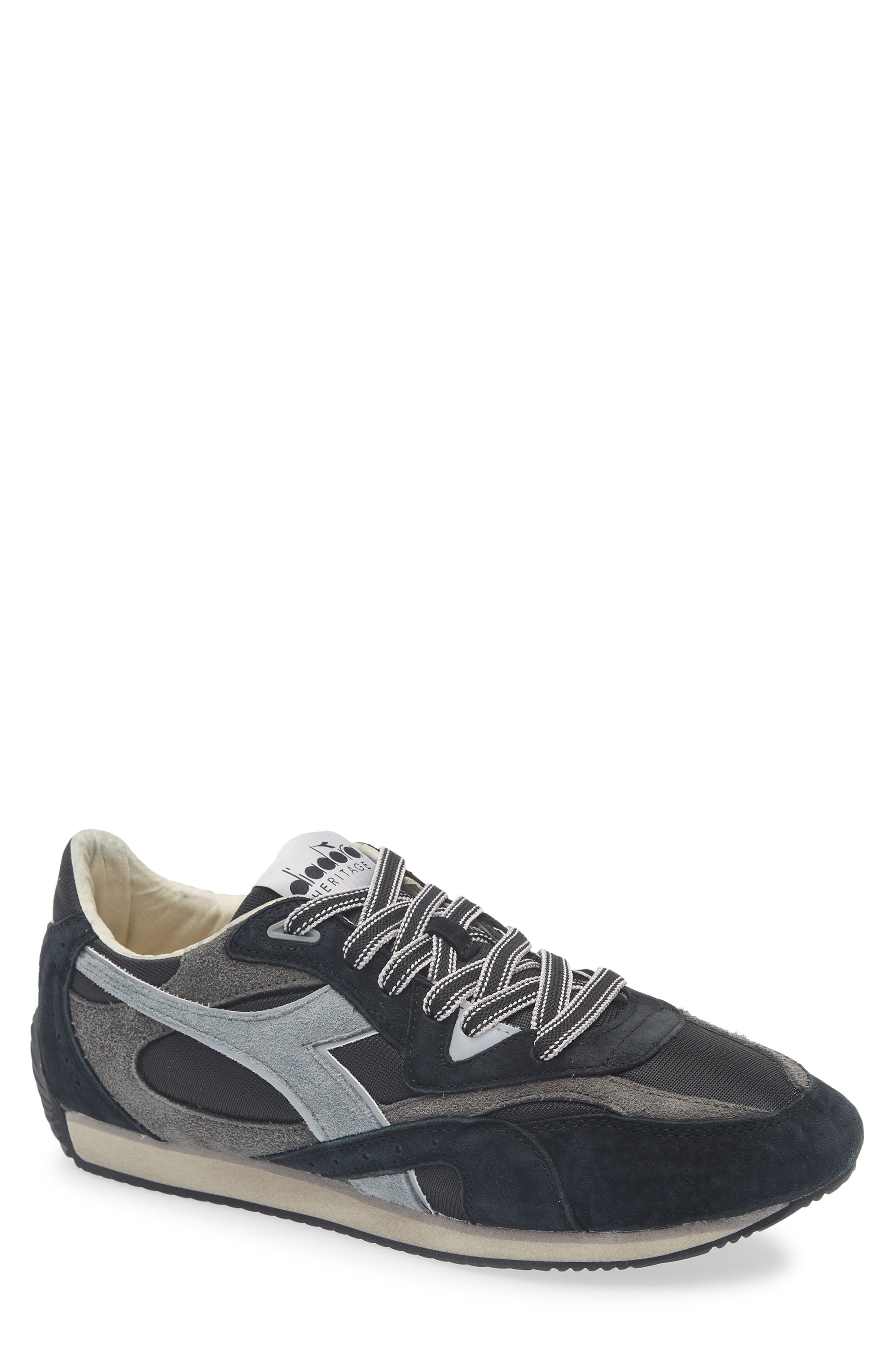 Diadora Equipe Revenge Used Sneaker, Main, color, Black
