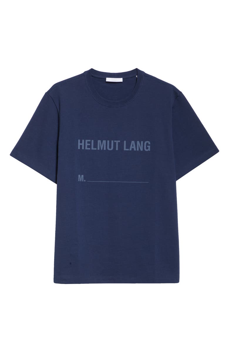 Helmut Lang Stamped Logo Graphic T-Shirt, Alternate, color, 