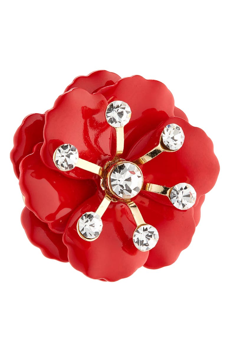Carolina Herrera Small Flower Stud Earrings, Alternate, color, 