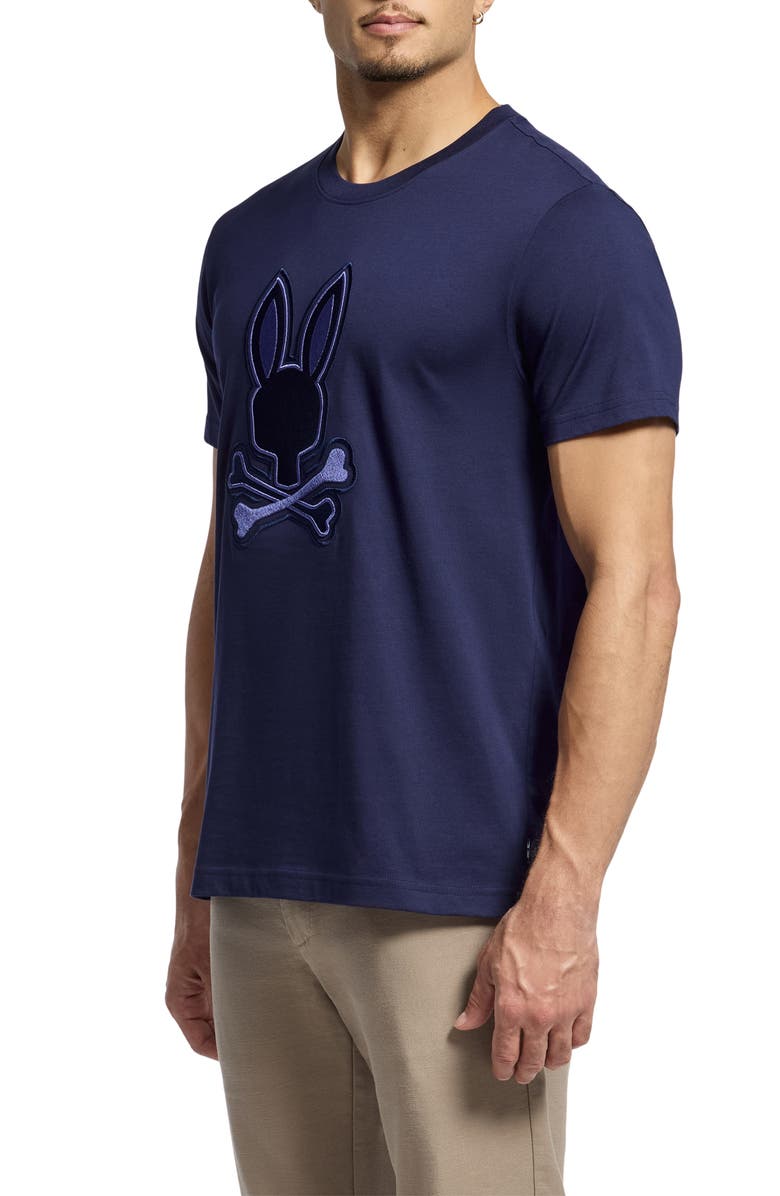 Psycho Bunny New Castle Embroidered T-Shirt, Alternate, color,