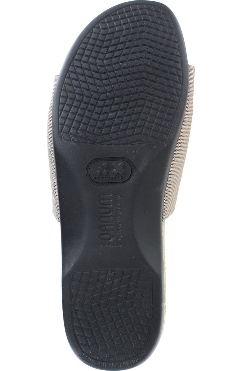 Munro Casita Slide Sandal, Alternate, color, Grey Metallic Rete