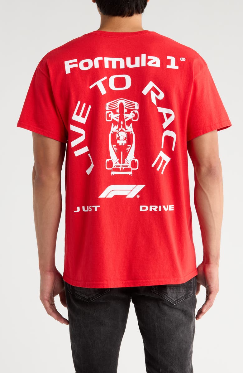 Junk Food F1<sup>®</sup> White Car Flea Market Graphic T-Shirt, Alternate, color,