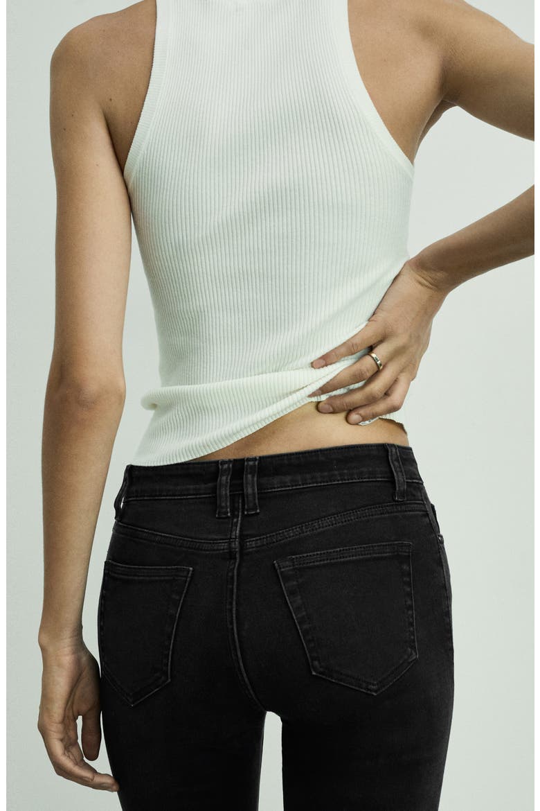 Newisa Mid Rise Skinny Jeans, Alternate, color, BLACK DENIM