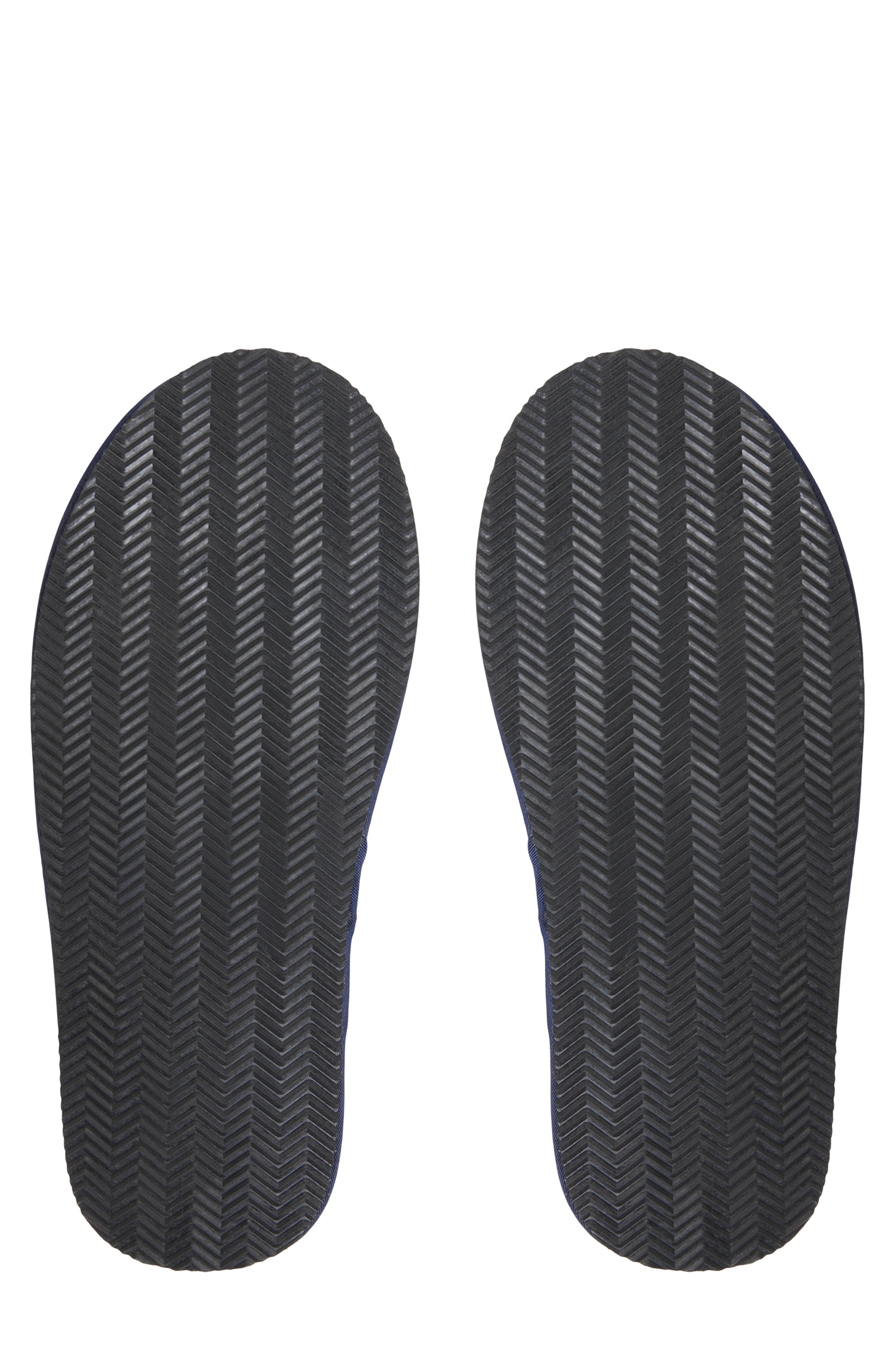 Drew Wool Faux Fur Lined Slipper, Alternate, color, NAVY