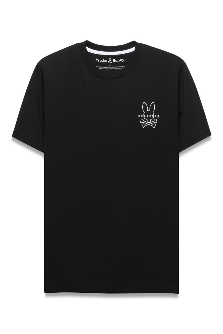 Piers Back Graphic Pima Cotton T-Shirt, Alternate, color, BLACK