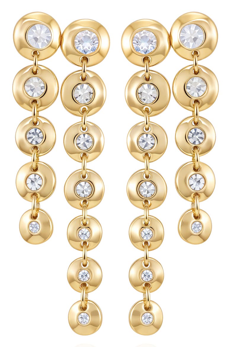 Linear Earrings, Alternate, color, GOLD