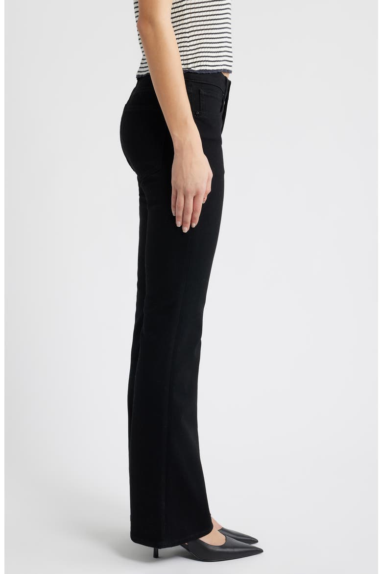 The Rodeo Flare Leg Jeans, Alternate, color, BLACK
