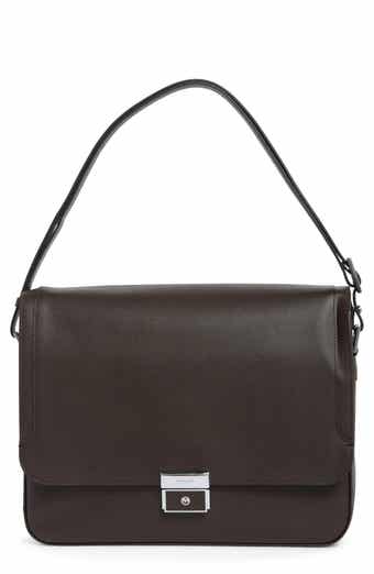 Longchamp Le Foulonné Flap Shoulder Strap Briefcase