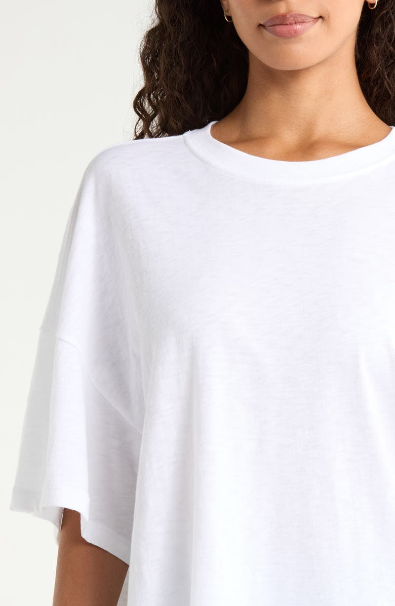 Faherty Sunwashed Boyfriend T-Shirt, Alternate, color, White