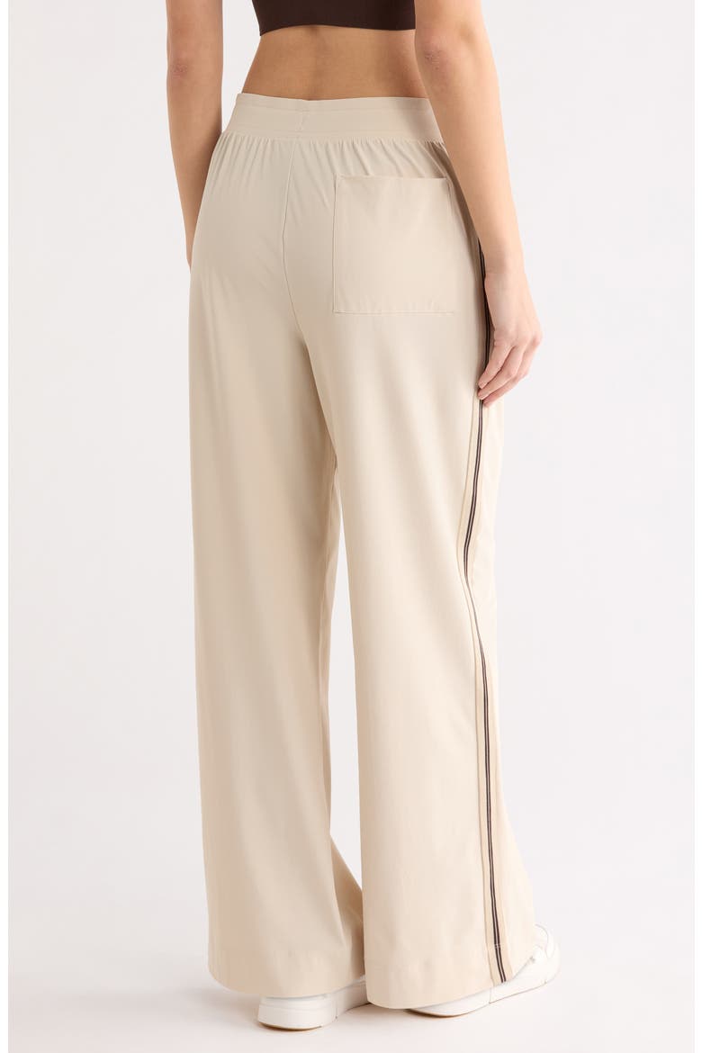 Explorer Side Stripe Wide Leg Pants, Alternate, color, BARLEY BEIGE