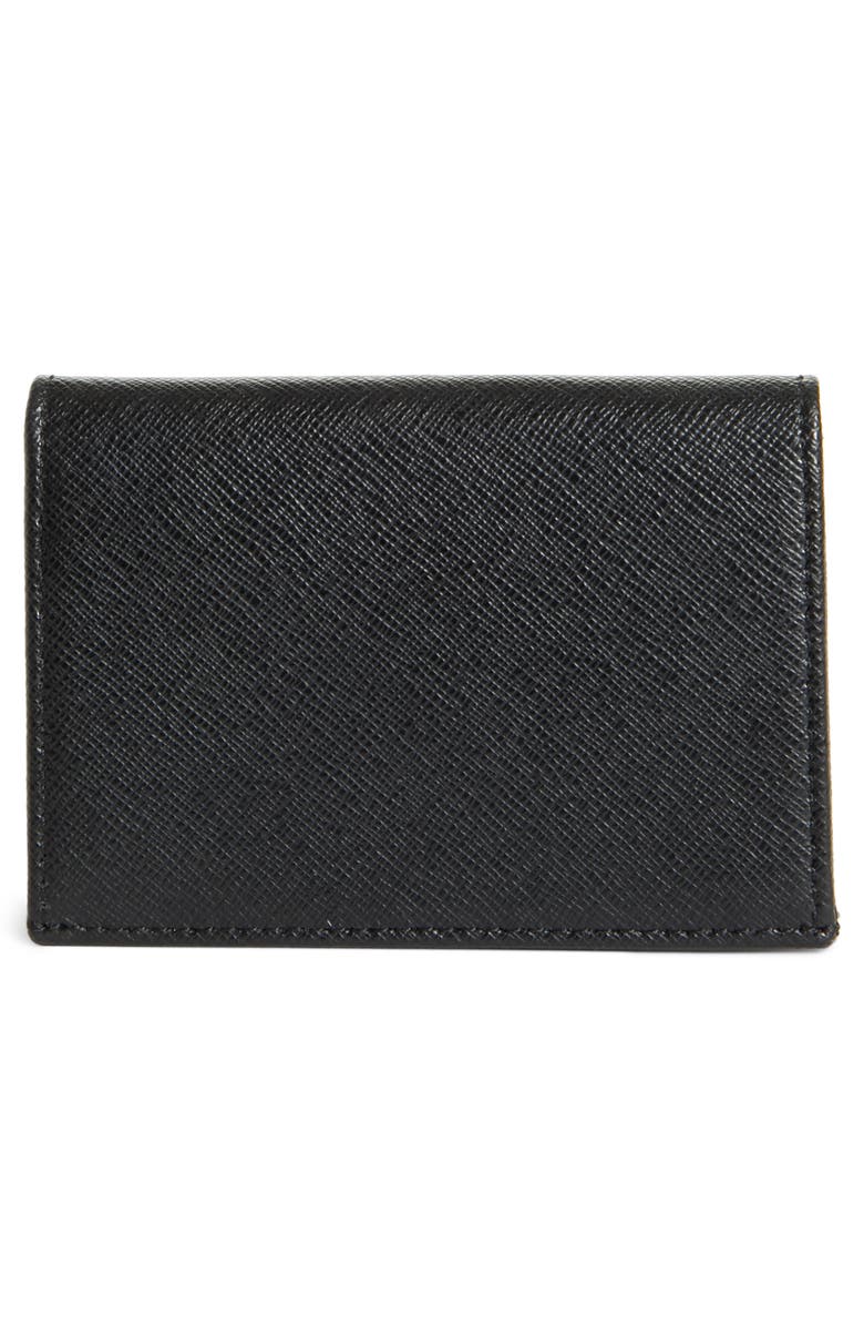 Off-White Small Flap Wallet, Alternate, color, Black
