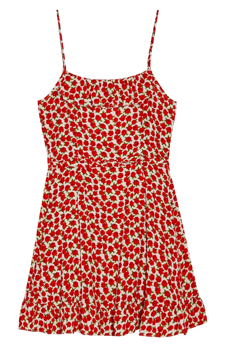 Topshop Wrap Minidress, Alternate, color,