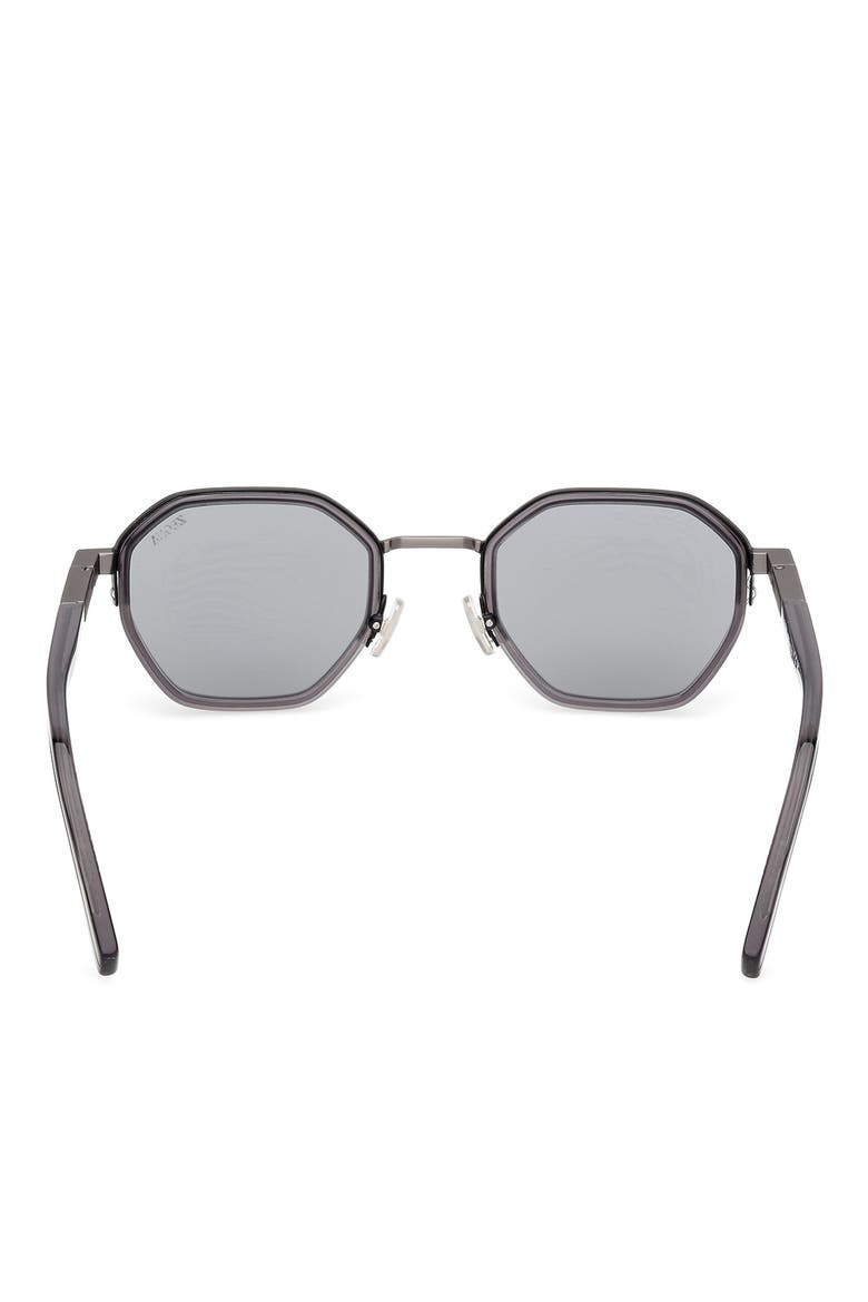 50mm Geometric Sunglasses, Alternate, color, GREY/ OTHER / SMOKE
