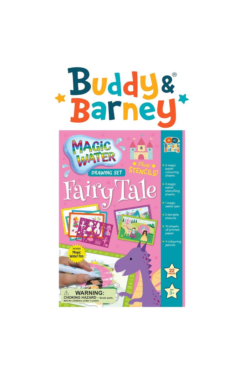 Buddy & Barney Magic Water Drawing Set, Fairy Tale, Kids 3+, Alternate, color, Multicolored