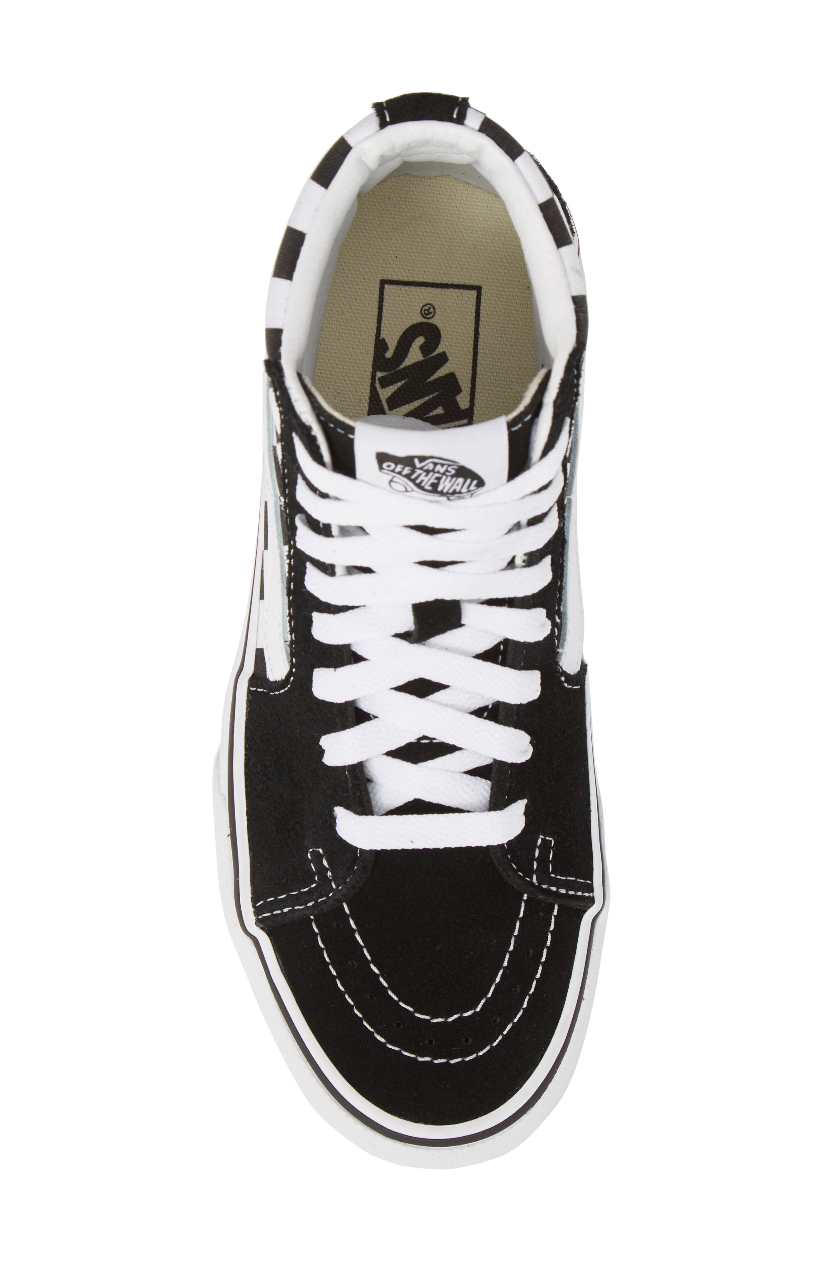 Vans UA Sk8-Hi Platform Checkerboard Sneaker, Alternate, color, 